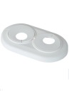 DVOJITÁ DELENIE ROZET, BIELA ​​18 MM