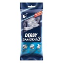 Holiace strojčeky Derby Samurai 3 balenie 5 ks