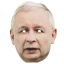 politická PAPIEROVÁ MASKA PIS JAROSŁAW KACZYŃSKI
