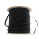 Spodná bielizeň plochá elastická, čierna, 7mm - PEGA