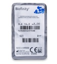 Mesačná denná a nočná šošovka Biofinity, 1 ks.