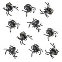 HALLOWEENSKÉ OZDOBY PAVÚKY ČIERNA KONFETTIOVÁ OZDOBA 3cm PartyDeco 10 kusov