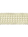 Ozdobná GUIPURE ČIPKA 4,2 CM KRÉMOVÁ