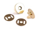 Magnetická spona na tašku, zlatý magnet, 18mm