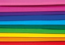 Krimpovaný hodvábny papier 25 x 200 cm - RAINBOW - MIX 10 farieb, Happy Color