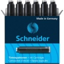 Náplne do pera Schneider - čierne 6 kusov 6601