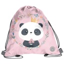 ŠKOLSKÁ TAŠKA PASO PANDA NA TOPÁNKY PRE DIEVČATKÁ, RUŽOVÝ BATOH