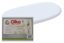 LUX Jersey plachta na kočík 35x75 biela OLKA