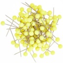 Ozdobné ihlice - Rico Design - Neon Yellow, 16 mm, 100 ks.