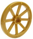 LEGO Carriage Wheel Ø33,8 Gold (4489/6093573)