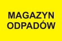 č. 34 SKLADOVANIE ODPADU (žltá) VÝSTRAŽNÁ TABUĽKA