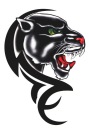 NÁLEPKA AUTOMOTORKA PUMA PUMA HLAVA S TRIBAL