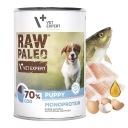 Raw Paleo krmivo pre šteňatá MONO šteniatka Treska 400g