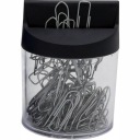 Kovové kancelárske klipy 28mm v magnetickom obale, strieborné, 100 ks