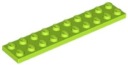LEGO TANIER 2X10 - LIMETKA Č. 3832 - 1ks.