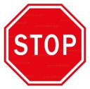 Nálepka STOP - reflexná