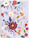 Kruhový zošit A4/80 Kratka 70g Garden Flower Interprint