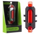 USB zadné svetlo na bicykel + CREE-T6 LED kábel