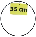 BLACK THICK 5mm prsteň/ráfik - lapač snov 35 cm