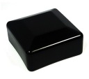 Prekrytie, strieška, stĺpik, krytka, 100x100, čierna, 1 ks