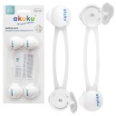 AKUKU ZABEZPEČENIE SKRINÍKOV A ZÁSUVKOV univerzálne dlhé 16 cm 2 ks.