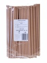 Papierové slamky NATURAL KRAFT 200x6mm / 100 ks