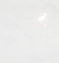 Samolepiace krytky fi20mm Farba: Biela Lesk