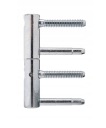 Skrutkovacie pánty Exacta 14 mm pre drevené dvere