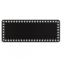 čierny základný košík dno 13x34cm HDF obdĺžnik