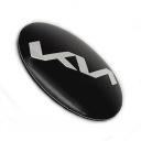 NÁLEPKA ZNAKU LOGO NÁLEPKA KIA 65 mm ČIERNA N