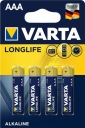 Batérie VARTA Longlife LR03 LR3 R3 AAA 4x 4 kusy