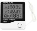 DIGITÁLNY TEPLOMER HYGROMETER HODINY METEOSTANICE