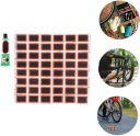SILNÉ ZÁPLATY NA BICYKEL SÚPRAVA NA OPRAVU DRUHOV KOLESA 48 KS + NÁPLATA LEPIDU