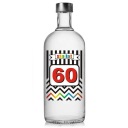narodeninové etikety k 60. narodeninám ALCOHOL vodka