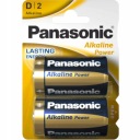 Alkalické batérie PANASONIC LR20 alkalické x2 ks