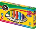 Okrúhla školská plastelína Ako ASTRA - 12 farieb