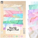 DEKORATÍVNY MRAMOROVÝ PAPIER MRAMOROVÝ KARTÓN 175gr 16 LISTOV A4