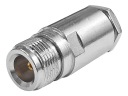 Zásuvka N 50Ohm, skrútená na kábel RG-58