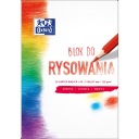 A4 blok na kreslenie, 20 listov, 120g, biely Oxford
