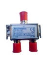 2-pásmový TVSAT DVBT rozbočovač ES-02+N TRATEC TECHNETIX 5-1000 MHz 3,6 dB