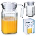 NÁPOJE džbán, džús, limonáda, pohár, viečko, 0,6L