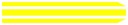 Nálepky na motorku STRIPES 30cm Yellow #2