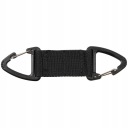 Kľúčenka na karabínku MFH Double black