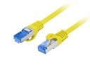 PATCHCORD KÁBEL CAT.6A S/FTP 0,25M ŽLTÝ LANBERG