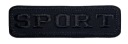 TERMO APLIKÁCIA NÁŠIVKA - SPORT BLACK 3x11
