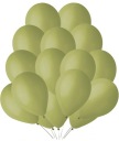 PASTELOVÉ Balóny Boho Green Olive 12 palcov 25 ks.