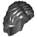 Lego New Black Hair Black Long Wavy 90396