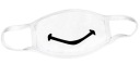 Cyklistická maska ​​na tvár Smile Smile biela