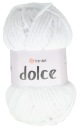 Priadza YarnArt Dolce, farba 741 White, 100 gramov