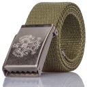 Khaki Military krátky kaki opasok na NOHAVICE 95cm